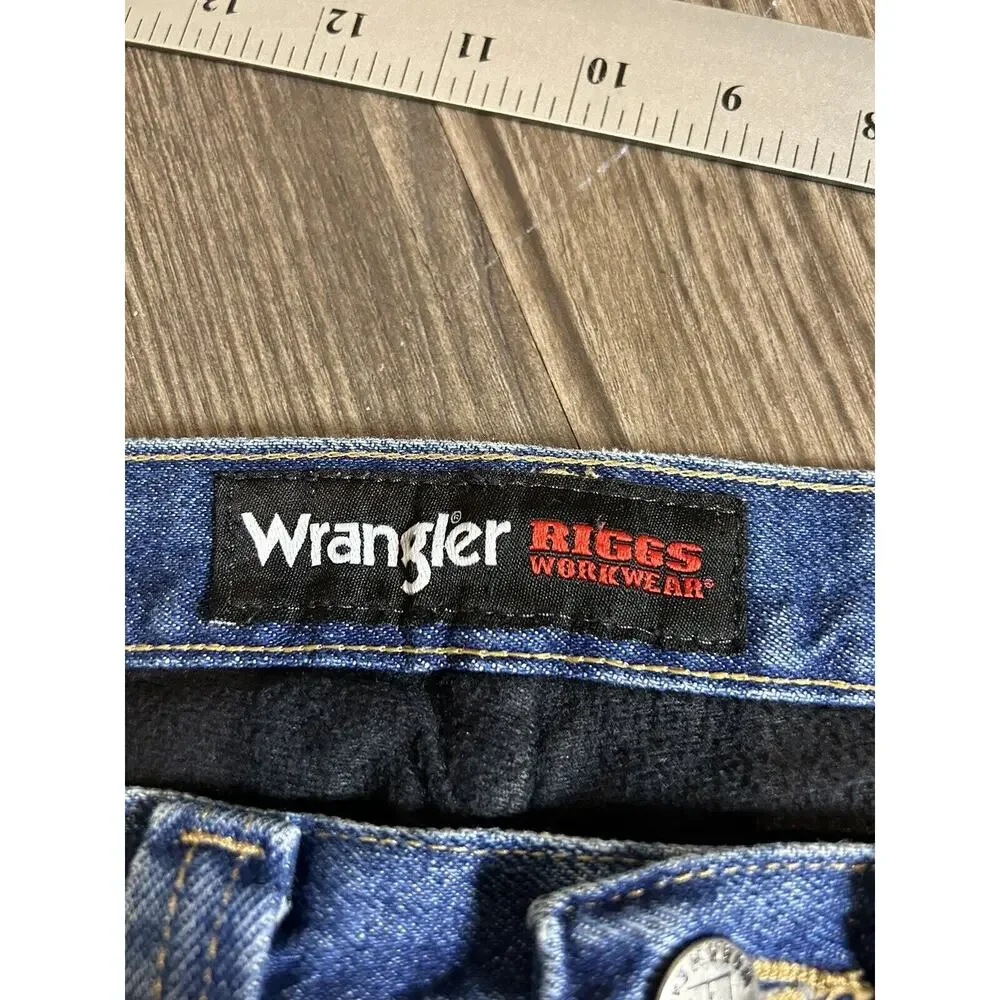 Wrangler‎ Riggs Workwear Thermal Lined Relaxed Fit Denim Jeans Men's 44x30